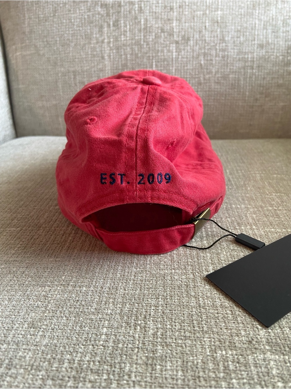 NWT Rails Baseball Cap Vintage Wash Red Adjustable Pull Tab One Size - Picture 5 of 8